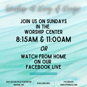 You’re Invited to Worship at King of Kings!
